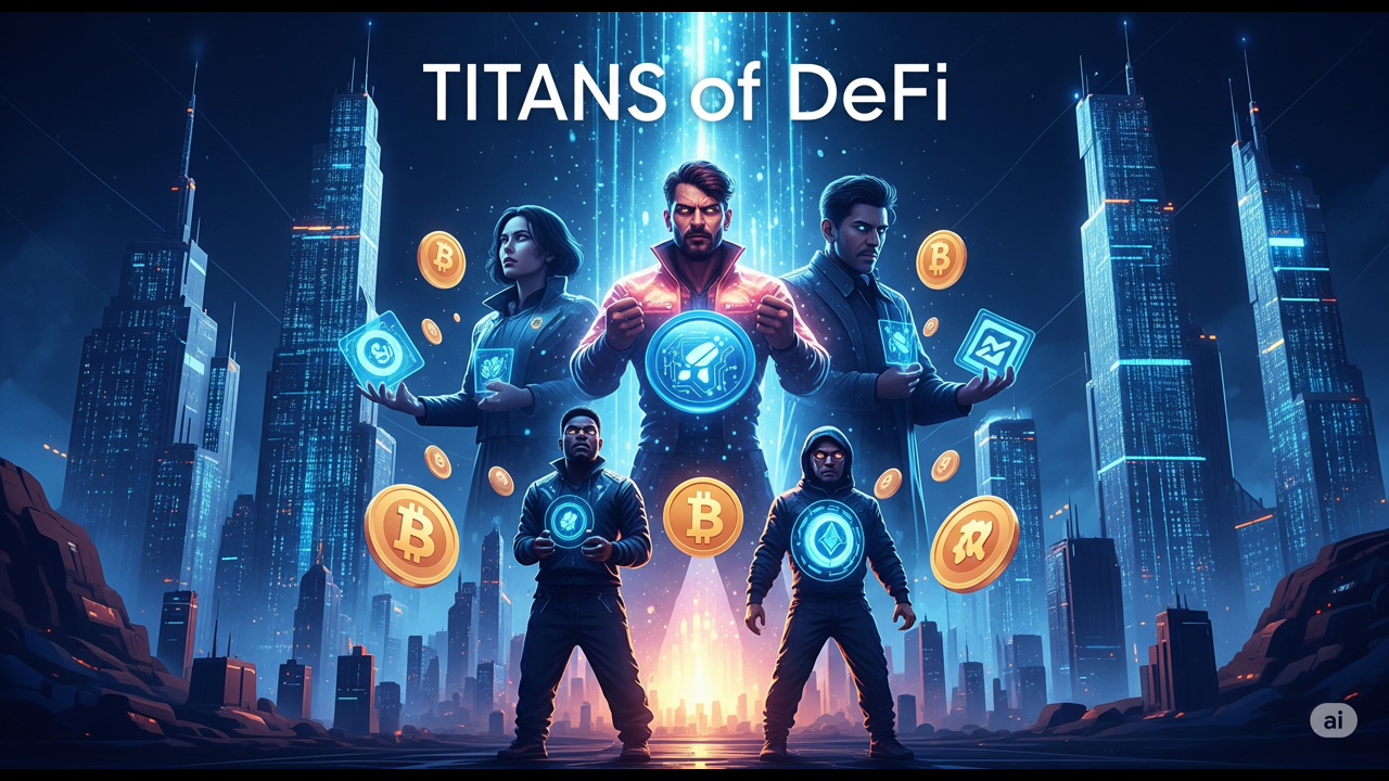 The Titans of DeFi: Giants Battling for the Future of Finance.